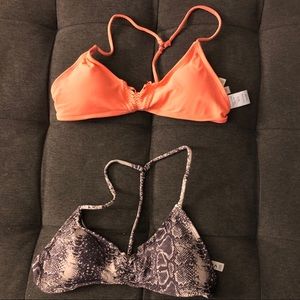 2 RVCA bikini tops